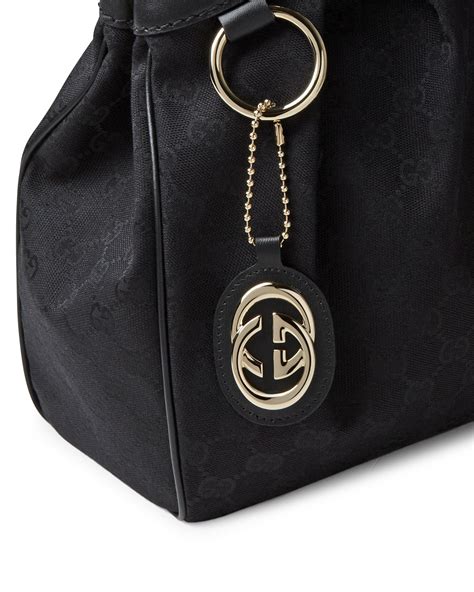 gucci sukey original gg canvas tote black|Gucci GG Sukey Canvas Tote on SALE .